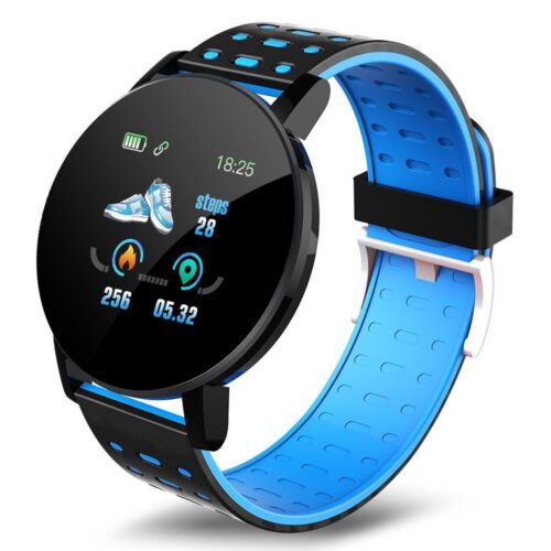119 Plus Bluetooth Smart Watch | LED Display, Heart Rate Monitor