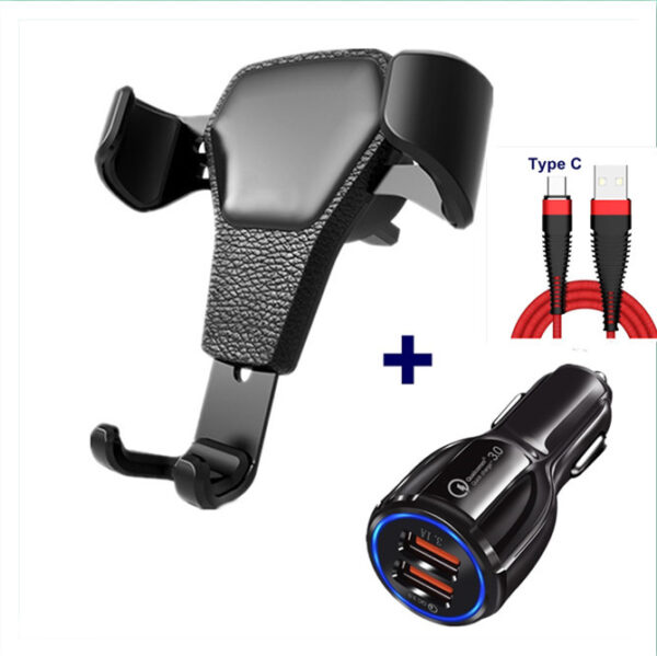 1616070954187.jpg Leather Grain Gravity Car Phone Holder