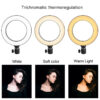6-Inch LED Ring Light with Tripod | USB Fill Light for Phone & Camera