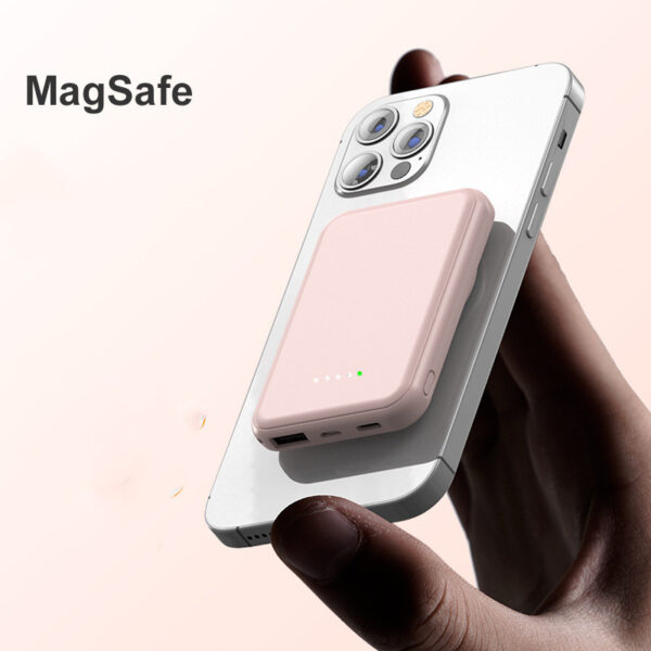 22e211e4-d87b-4577-8ee6-4edf2014583c.jpg Mini Magnetic Wireless Power Bank 5000mAh – Fast Charge & Travel Ready