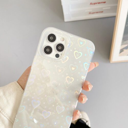 Laser Love Silicone Phone Case