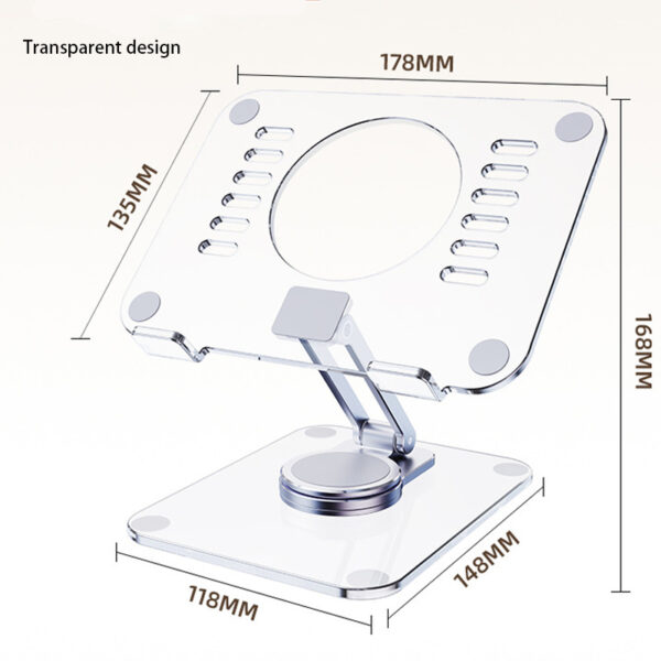 5ef39b13-dd4a-4fab-b230-a617c18b712d.jpg 360° Rotatable Folding Tablet Stand | Portable & Adjustable