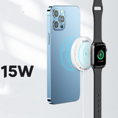3-in-1 Magnetic Wireless Charger for Phone, Watch & Earbuds