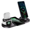 Wireless Charger For Phones 6 In 1 Charging Dock Station