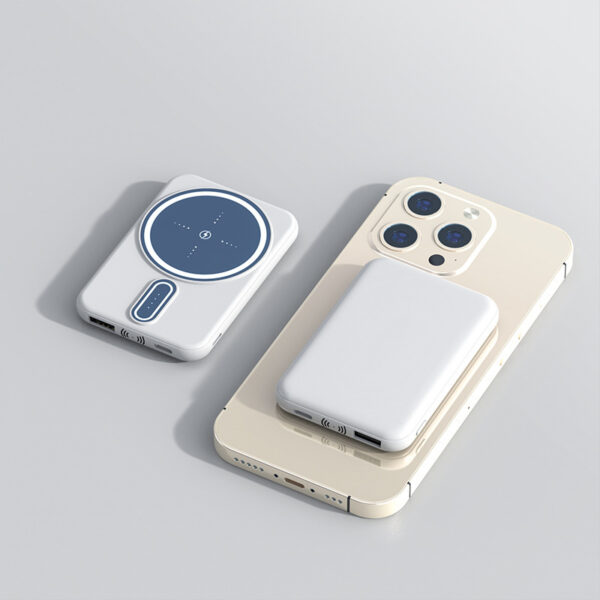 Magnetic Wireless Power Bank – 5000mAh Fast Charging