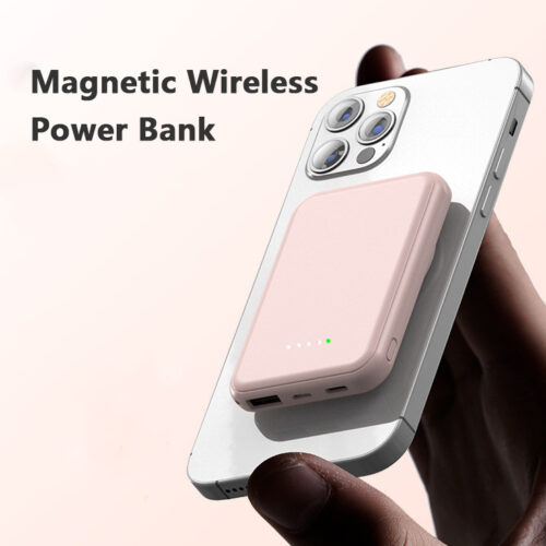 d000e27d-654f-42a9-a69e-fa741145c989.jpg Mini Magnetic Wireless Power Bank 5000mAh – Fast Charge & Travel Ready