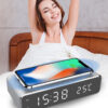 dec2e586-51e2-4fd0-a39f-6b820a18cc93.jpg LED Alarm Clock with Wireless Charger & Thermometer | HD Mirror Display