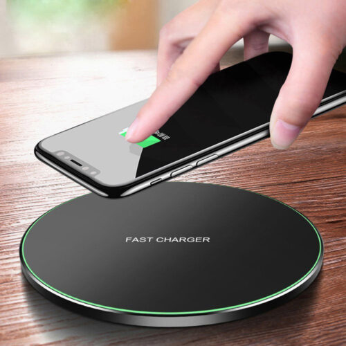 10W Frosted Wireless Charger | Fast Charging Pad for iPhone, Samsung
