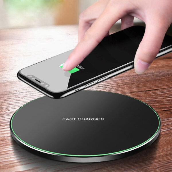 e1f37cef-0023-4c05-b7bd-18cfed16537d.jpg 10W Frosted Wireless Charger | Fast Charging Pad for iPhone, Samsung